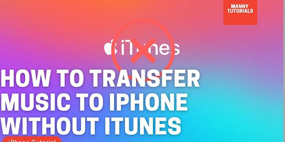 How to transfer songs from laptop to iPhone with iTunes