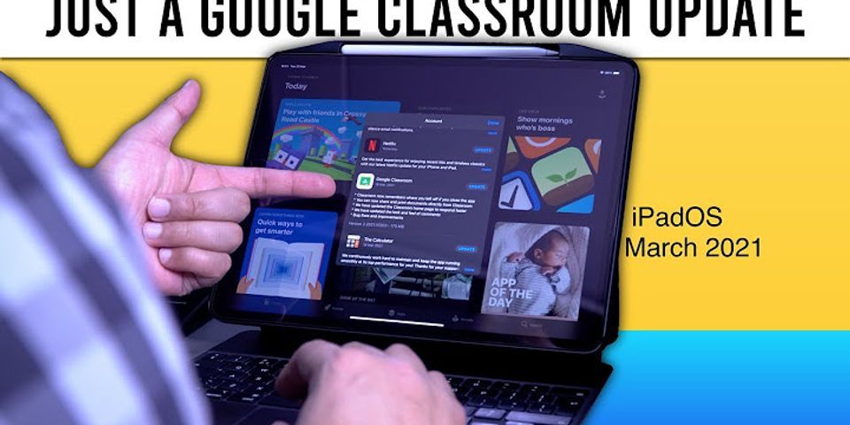 How to update Google Classroom app