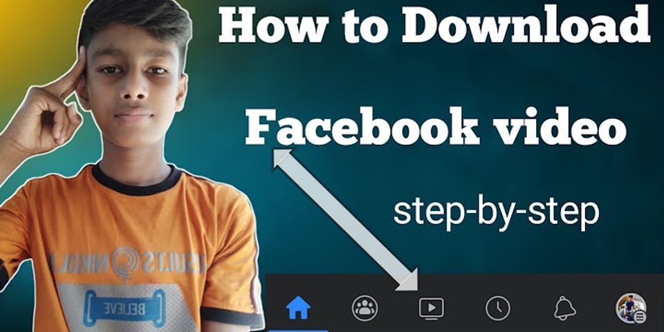 How we can download Facebook video?