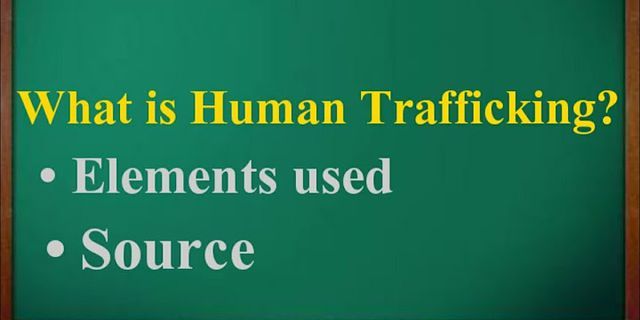human trafficking là gì - Nghĩa của từ human trafficking