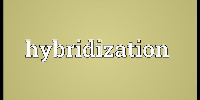hybridize là gì - Nghĩa của từ hybridize