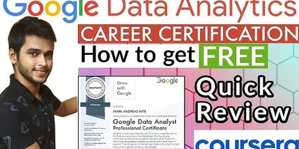 I choose to complete the Google data analytics professional certificate because