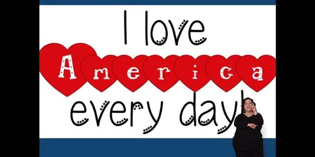 i love america là gì - Nghĩa của từ i love america