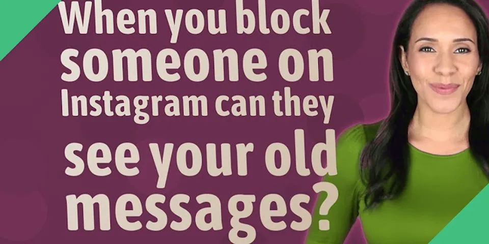 If you block someone on Instagram can they see your profile