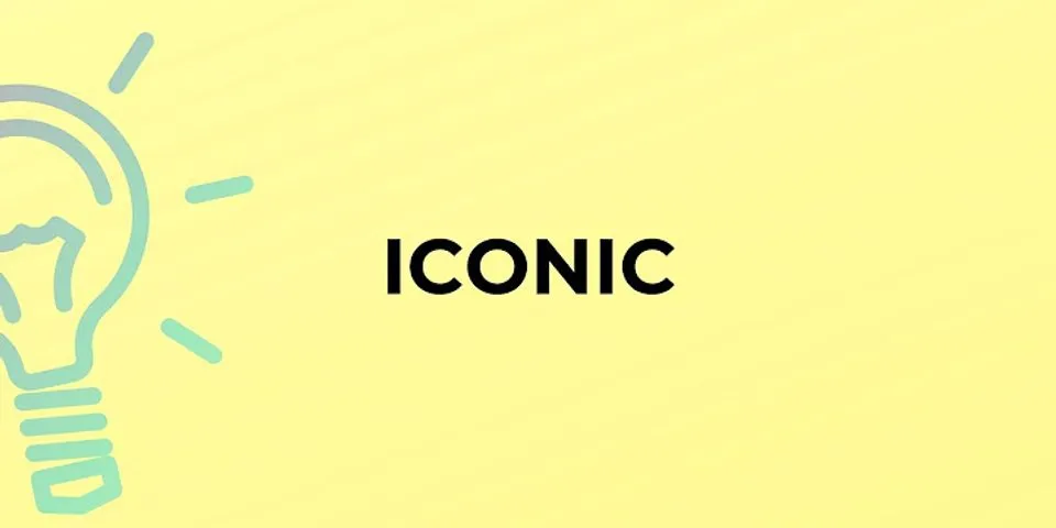 ikonics là gì - Nghĩa của từ ikonics