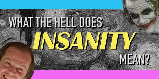 insanity là gì - Nghĩa của từ insanity