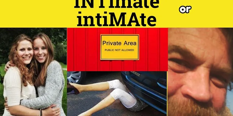 intimate là gì - Nghĩa của từ intimate