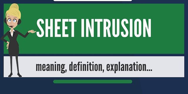 intrusion là gì - Nghĩa của từ intrusion