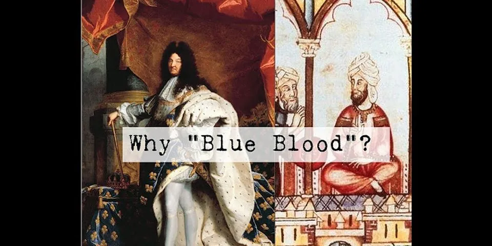 is blood blue là gì - Nghĩa của từ is blood blue