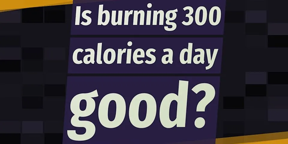 Is burning 300 calories at the gym enough?