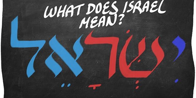 israel là gì - Nghĩa của từ israel