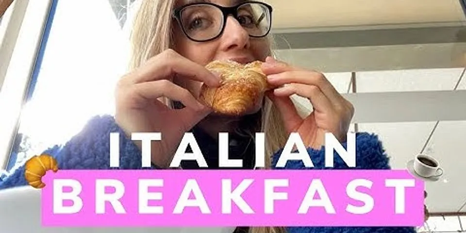 italian breakfast là gì - Nghĩa của từ italian breakfast