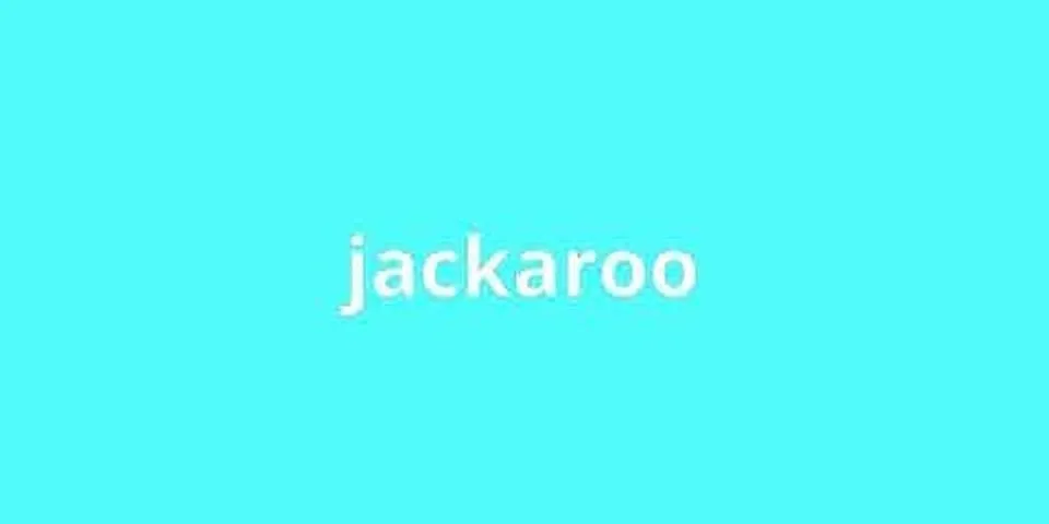 jackaroo là gì - Nghĩa của từ jackaroo
