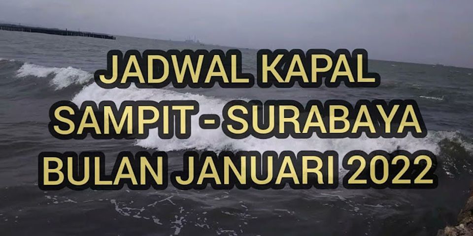 Jadwal Kapal Sampit -- Semarang