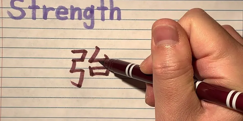 Japanese word for Strength