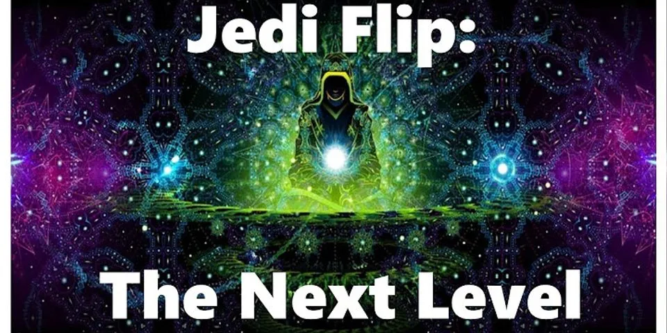 jedi-flip là gì - Nghĩa của từ jedi-flip