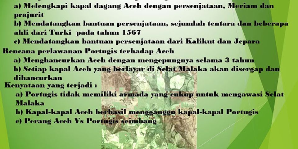 Jelaskan alasan rakyat Aceh melawan Portugis dan VOC