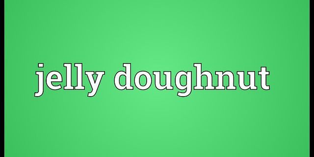 jelly doughnut là gì - Nghĩa của từ jelly doughnut
