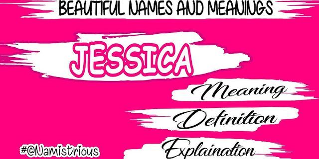 jessicka là gì - Nghĩa của từ jessicka