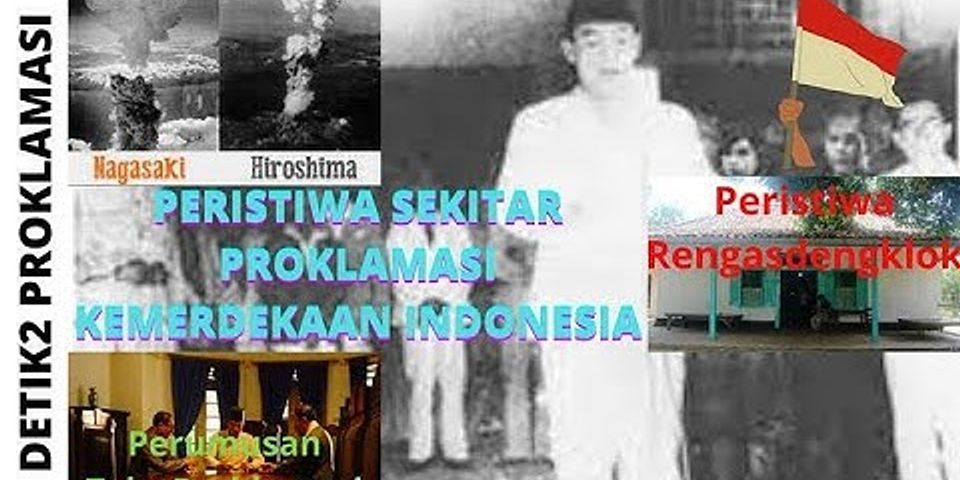 Kapan dan dimana peristiwa proklamasi kemerdekaan Indonesia terjadi?