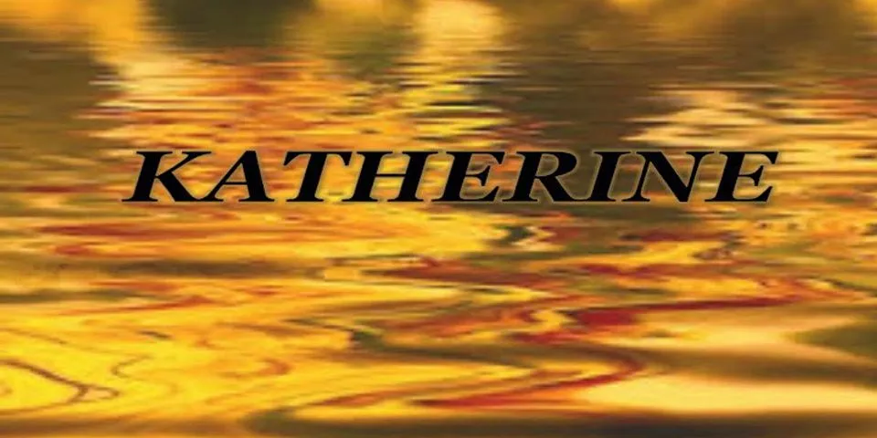 katherina là gì - Nghĩa của từ katherina