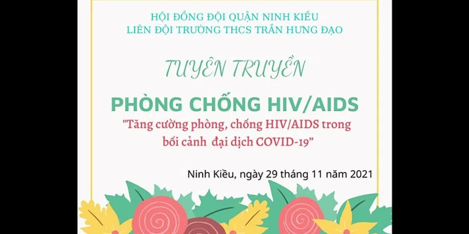 Kế hoạch tuyên truyền phòng chống HIV trong trường học