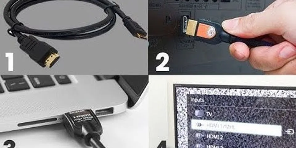 Kết nối laptop với tivi Sony qua HDMI