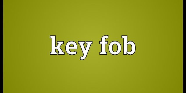 key fob là gì - Nghĩa của từ key fob