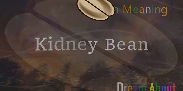 kidney bean là gì - Nghĩa của từ kidney bean