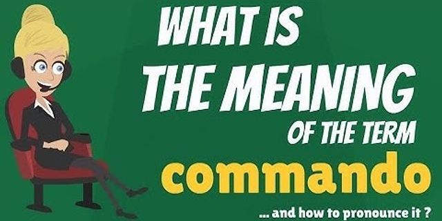 kommando là gì - Nghĩa của từ kommando