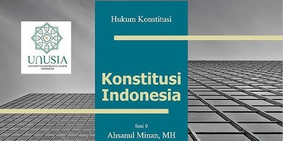 Konstitusi atau UUD yang pertama kali dipergunakan oleh Indonesia setelah merdeka adalah