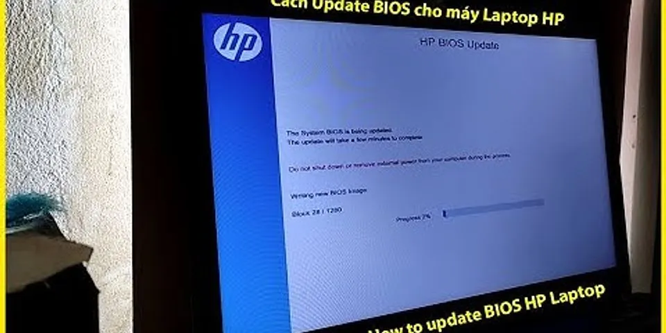 Laptop bị update