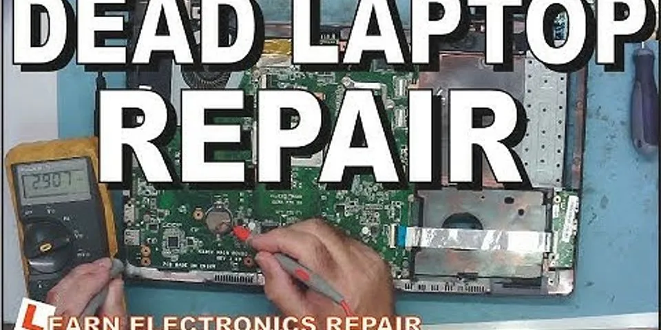 Laptop dead repair