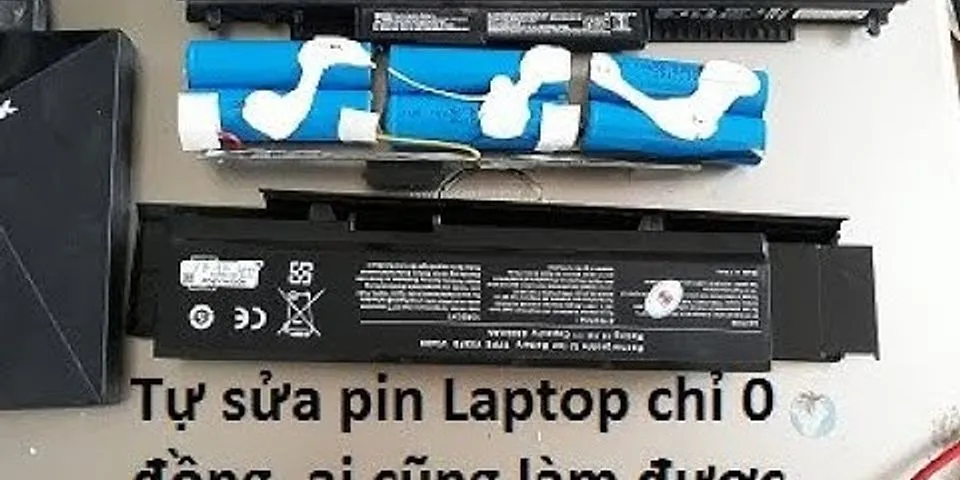 Laptop nhận pin nhưng không sạc