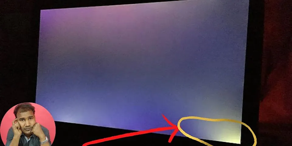 Laptop screen dark in corner