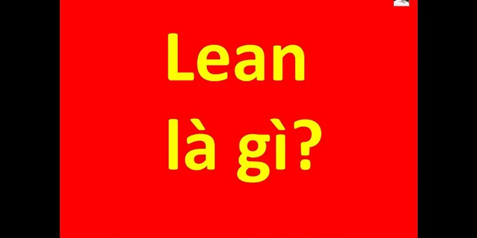 lean là gì - Nghĩa của từ lean