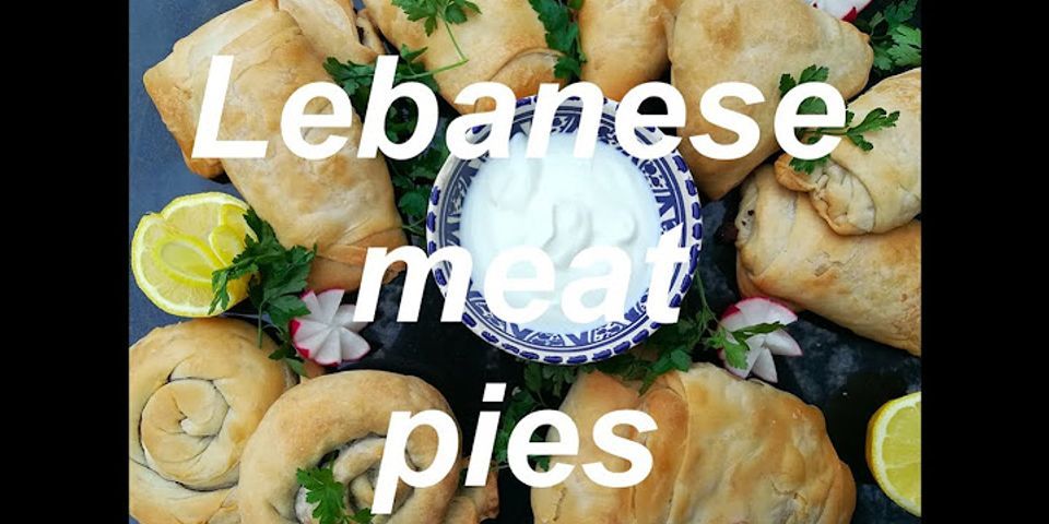 lebanese meat pie là gì - Nghĩa của từ lebanese meat pie