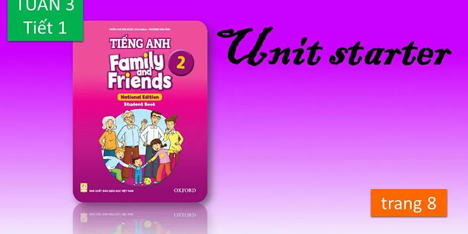Lesson five: sounds and letters - unit 2 - sbt tiếng anh 2 - family and friends