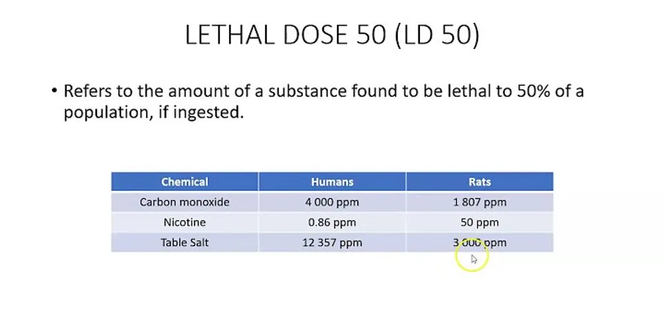 lethal dose là gì - Nghĩa của từ lethal dose
