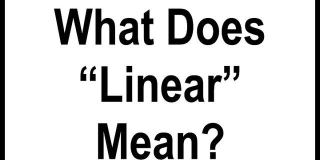 linear là gì - Nghĩa của từ linear