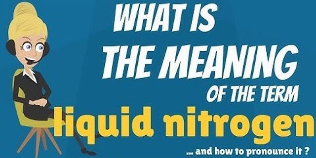 liquid nitrogen là gì - Nghĩa của từ liquid nitrogen