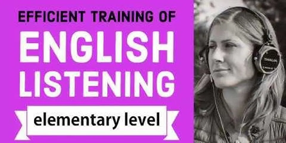 Elementary listening course