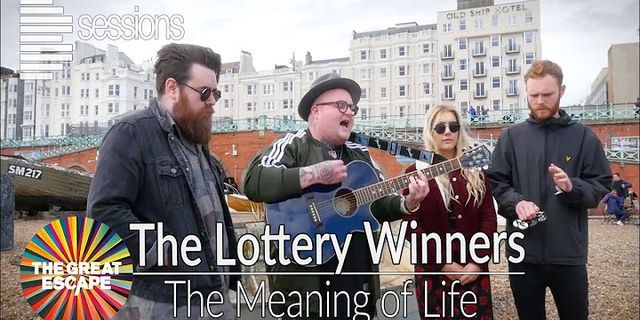 living the life of a lotto winner là gì - Nghĩa của từ living the life of a lotto winner