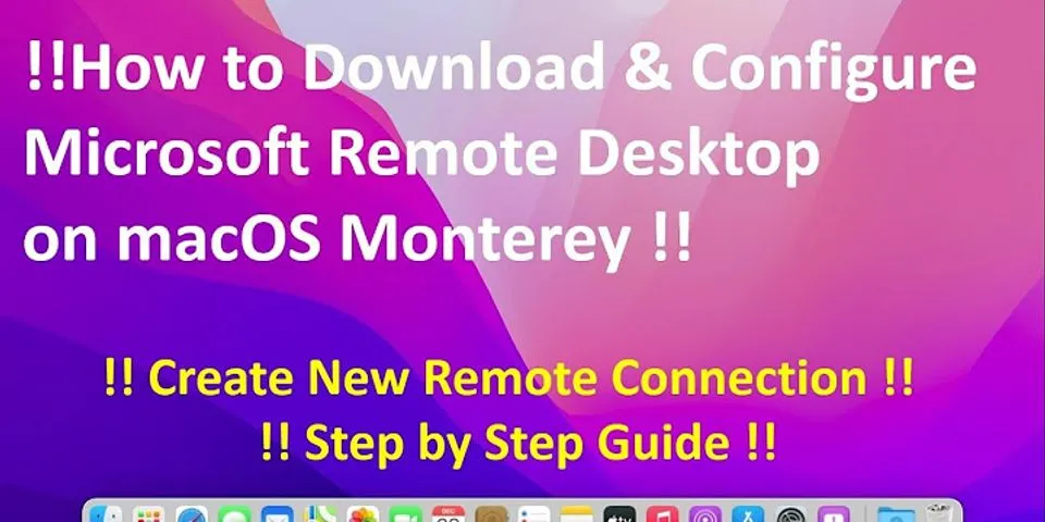 Mac Microsoft Remote Desktop microphone