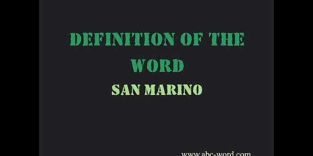 marino là gì - Nghĩa của từ marino