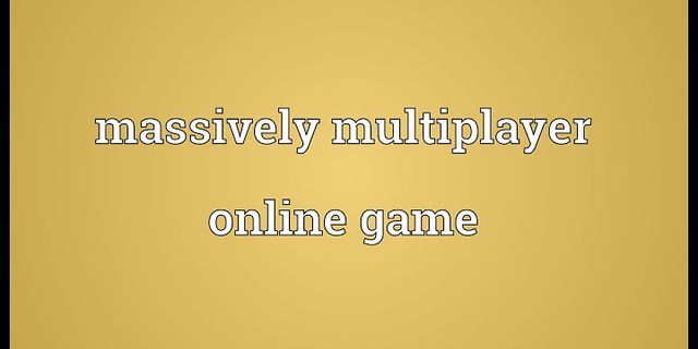 massively multiplayer là gì - Nghĩa của từ massively multiplayer