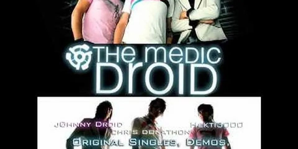 medic droid là gì - Nghĩa của từ medic droid