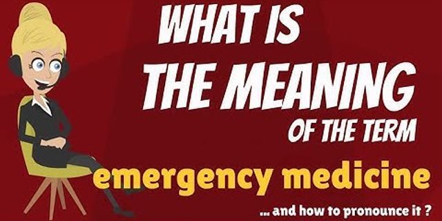 medical emergency là gì - Nghĩa của từ medical emergency