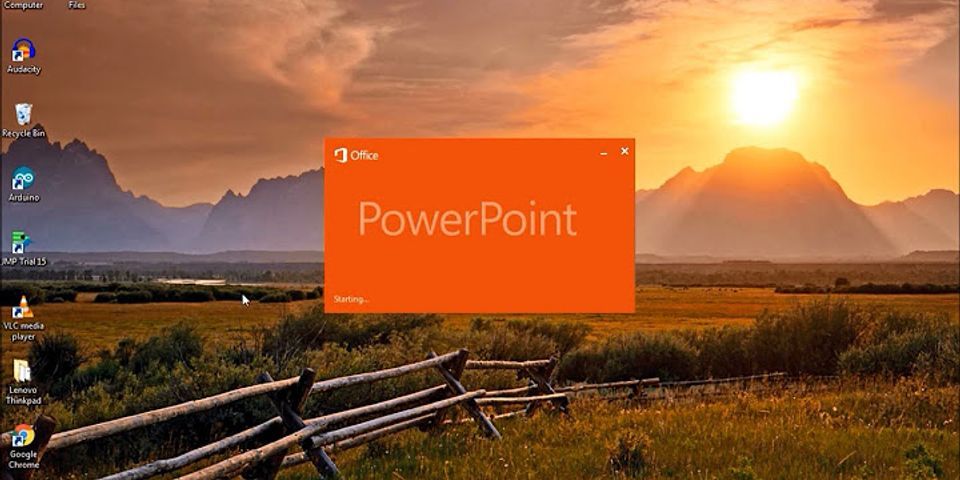 Mengapa aplikasi power point tidak merespon?