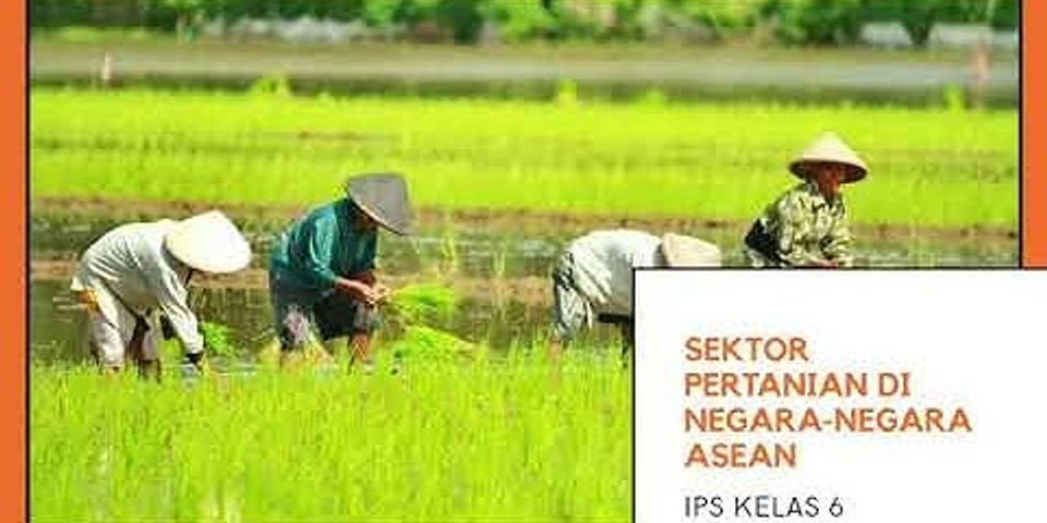 Mengapa pertanian dan perkebunan bisa berkembang pesat di wilayah ASEAN